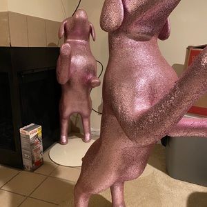 Victoria’s Secret/pink Christmas glitter dog